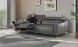 Divano recline piede alto - poggia testa multi comfort