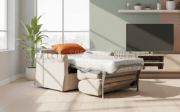 Poltrona con letto aperto