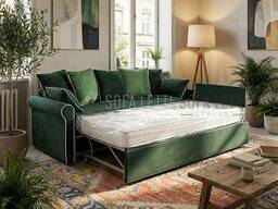 Divano doppio letto estraibile mod. 2185 con cuscini