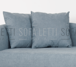 Cuscino arredo-rivestimento sfoderabile in tessuto lux 5 colori a scelta