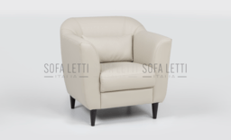 Poltrona accessoriato con cuscino poggia reni