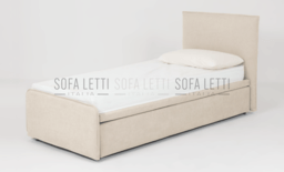 Letto Estraibile beige - rivestimento come foto tessuto lux 5 colore 02 beige